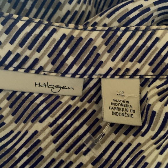 HALOGEN GEO PATTERN TUNIC SIZE X SNALL - Picture 9 of 12